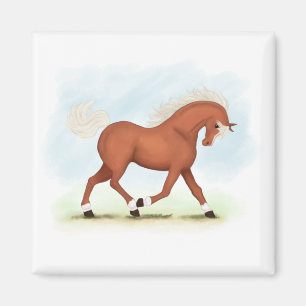 Aimant Sorrel Horse Avec Blaze & Chaussettes Equestrio
