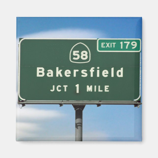 Aimant Sortie Bakersfield (Devant)