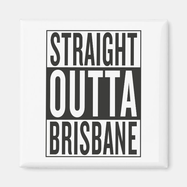 Aimant sortie directe de Brisbane (Devant)
