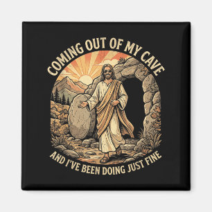 Aimant Sortir de la chemise de grotte Jésus Christian Rel