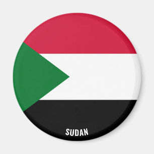 Aimant Soudan Drapeau charmant patriotique