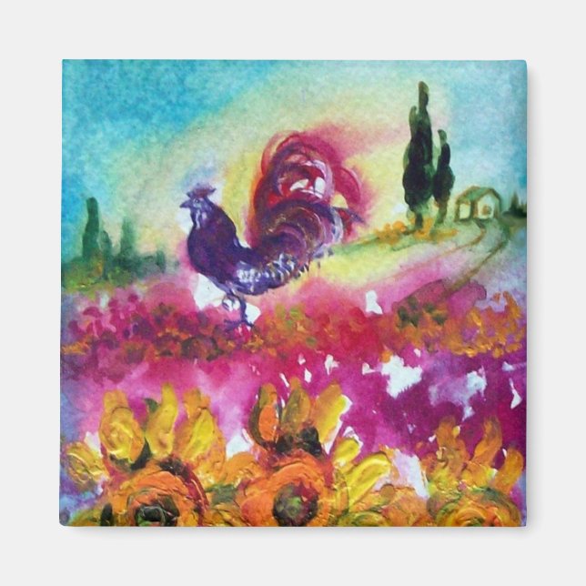 AIMANT SOUFFLE ET ROOSTER NOIR (Devant)