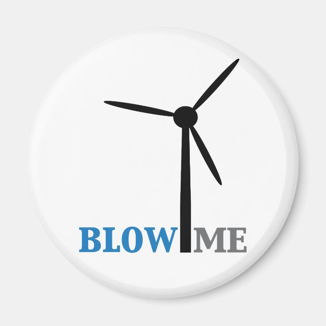Aimant souffler une éolienne (Devant)