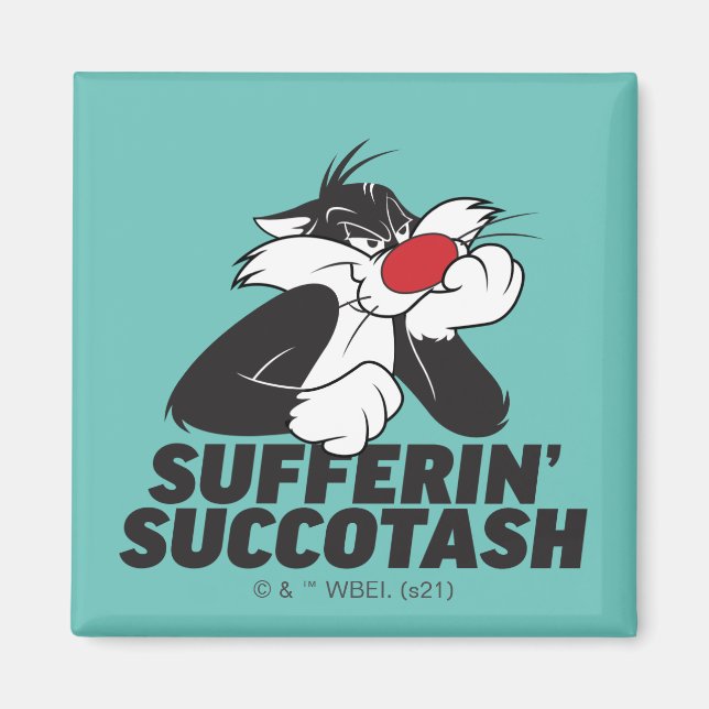 Aimant Souffrance "Sufferin' Succotash" SYLVESTER™ (Devant)