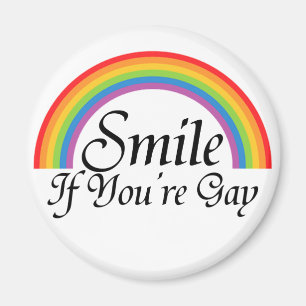 Aimant Souriez si vous êtes gay