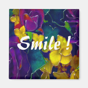 Aimant Sourire coloré