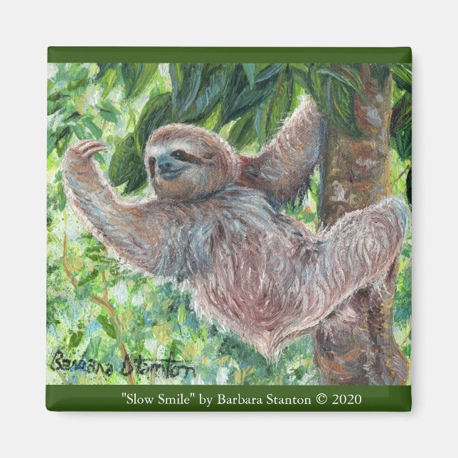 Aimant "Sourire lent" (Devant)