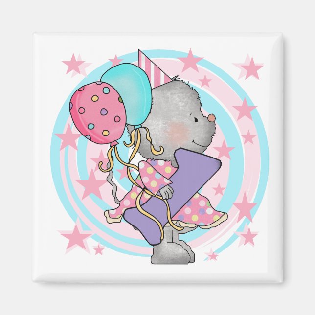 Aimant Souris 1er anniversaire T-shirts et cadeaux (Devant)