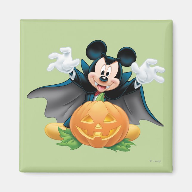 Aimant Souris Mickey Halloween 1 (Devant)