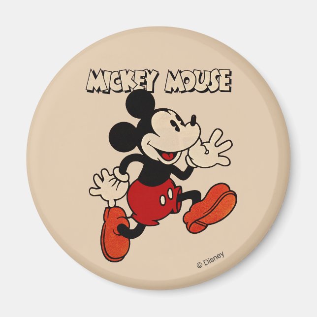 Aimant Souris Mickey vintage (Devant)