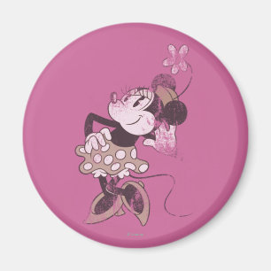 Aimant Souris Minnie vintage Retro Design détendu