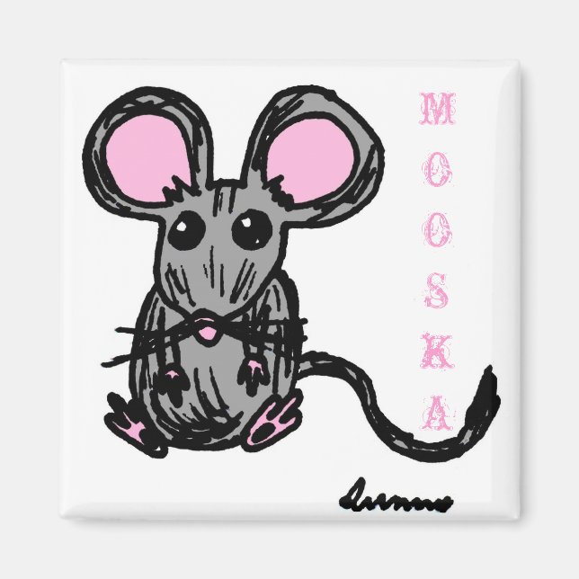 Aimant souris Mooska (Devant)