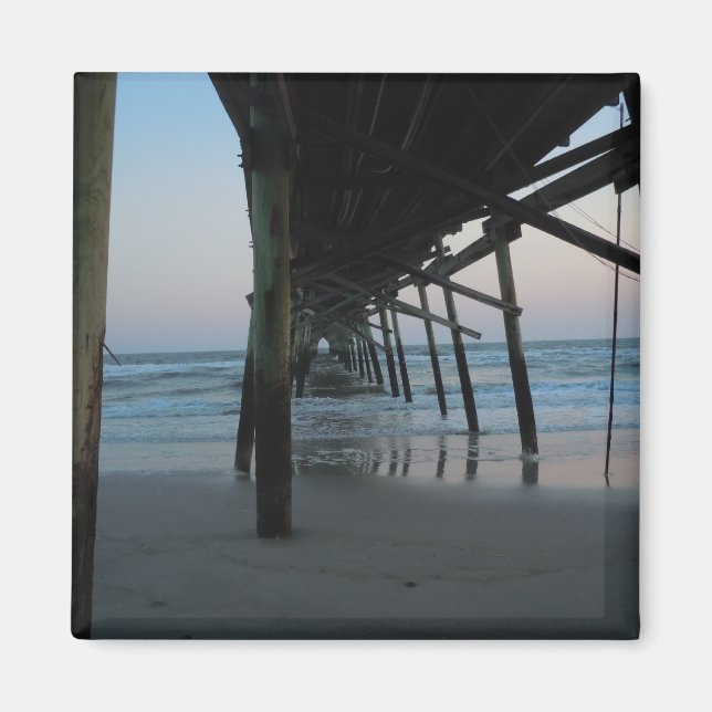 Aimant Sous la jetée - Oak Island, Caroline du Nord (Devant)