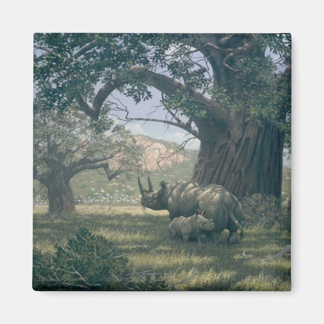 Aimant Sous L'Arbre Du Baobab (Devant)