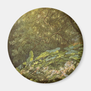 Aimant Sous les feuilles du quai par Richard Doyle, Art f