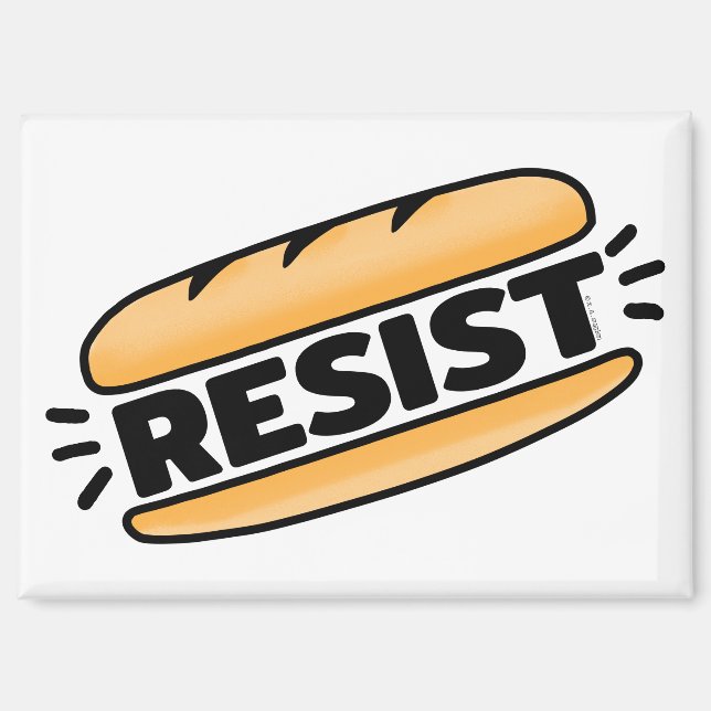 Aimant Sous Sandwich résiste au fascisme (Recto)
