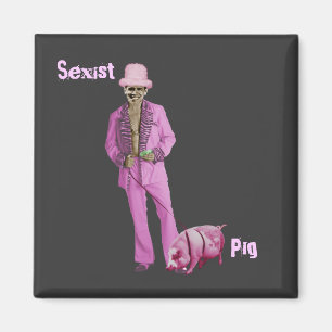 Aimant Souteneur Obama et le porc