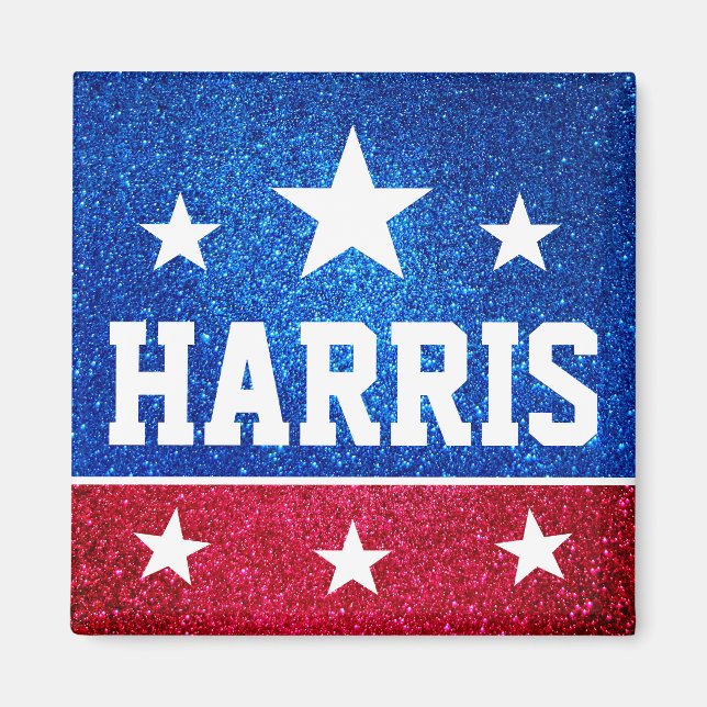 Aimant Soutenez Kamala Harris 2024 Progrès et unité (Devant)