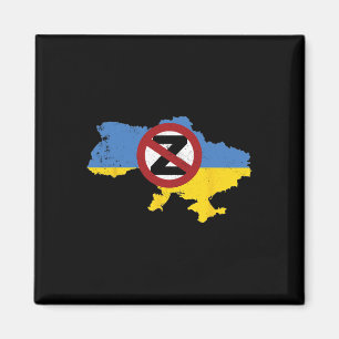 Aimant Soutenez l'Ukraine Je suis avec l'Ukraine 2