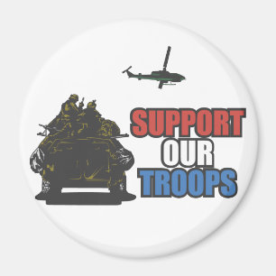 Aimant Soutenez nos troupes