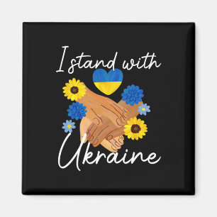 Aimant Soutenir la paix et l'unité de l'Ukraine, espoir e