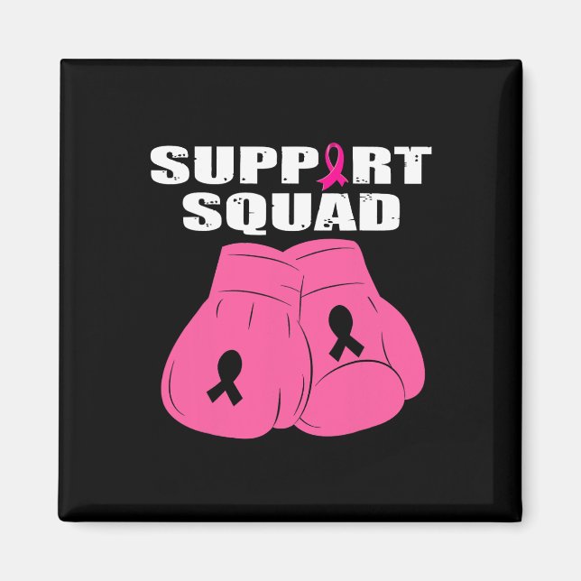 Aimant Soutien Gant de boxe de l'équipe de soutien Pink R (Devant)