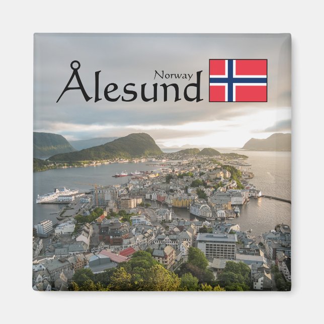 Aimant Souvenir d'Alesund (Devant)