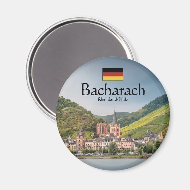 Aimant Souvenir de Bacharach (Recto/Verso)