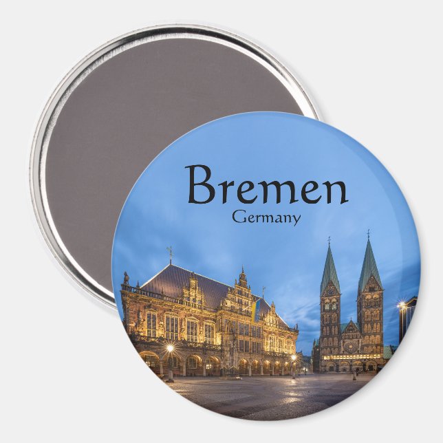 Aimant Souvenir de Brême (Recto/Verso)