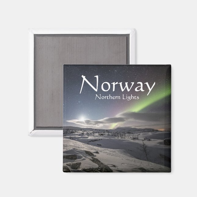Aimant Souvenir de Norvège (Recto/Verso)