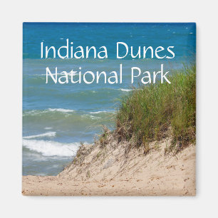 Aimant Souvenir de parc national de dunes de l'Indiana
