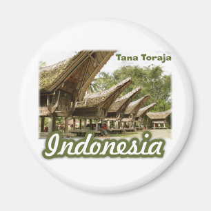 Aimant Souvenir de Tana Toraja Indonésie