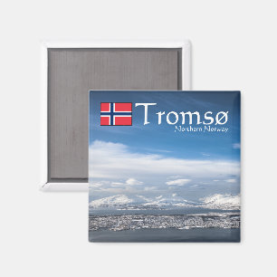 Aimant Souvenir de Tromso Norvège