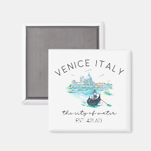 Aimant Souvenir de vacances à Venise Italie