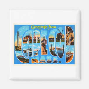 Aimant Souvenir de Vintage voyage de Cape Cod le