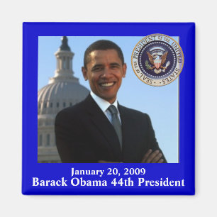 Aimant souvenir d'Obama Inauguration