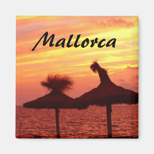 Aimant Souvenir du coucher de soleil de Majorque