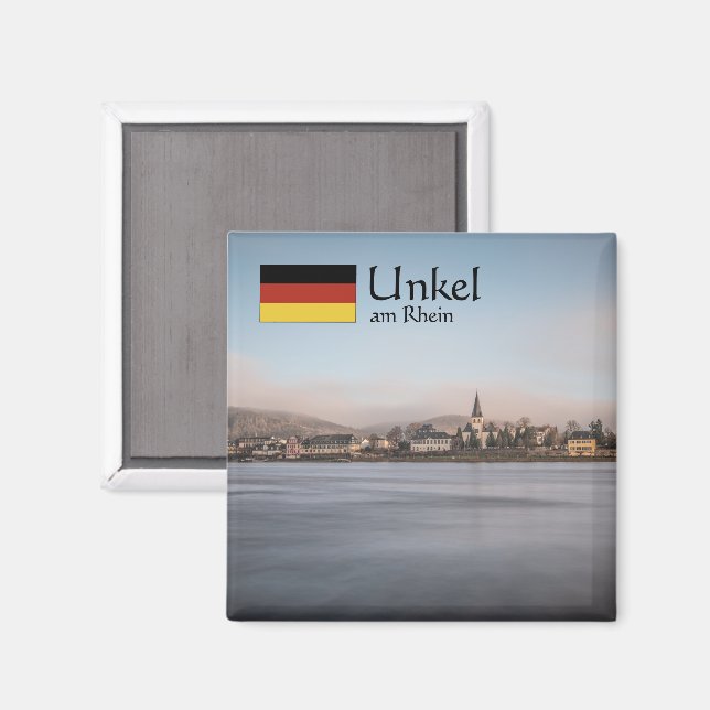 Aimant Souvenir d'Unkel (Recto/Verso)