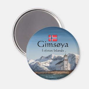 Aimant Souvenir Gimsoya Lofoten