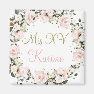 Aimant souvenir magnétique de Quinceanera