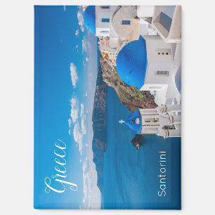 Aimant Souvenir Scénique de Santorin Grèce