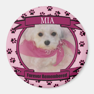Aimant Souvenirs de chiens ou de chats pour toujours