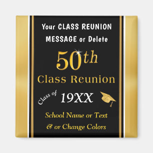 Aimant Souvenirs Retrouvailles Personnalisés 50ème Classe