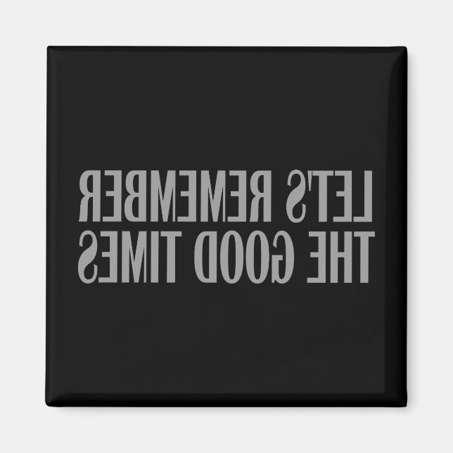 Aimant Souvenons-nous des bons moments (Devant)