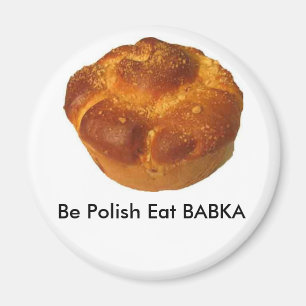 Aimant Soyez polonais mangent l'AIMANT de BABKA