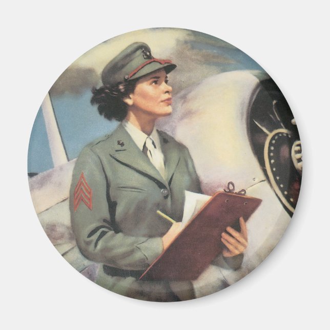 Aimant Soyez un marin - Libérez un marin pour combattre (Devant)