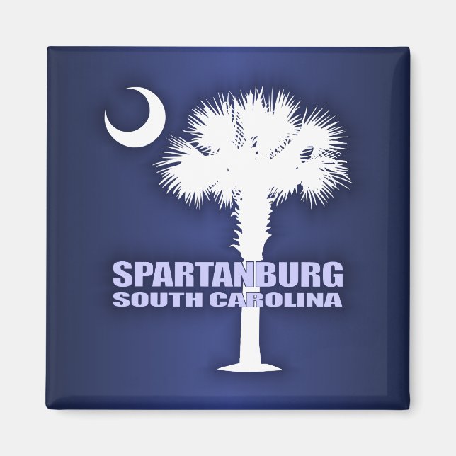 Aimant Spartanburg SC (P&C) (Devant)