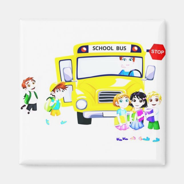 AIMANT SPÉCIAL "CHAUFFEUR D'AUTOBUS FÉMININ" (Devant)