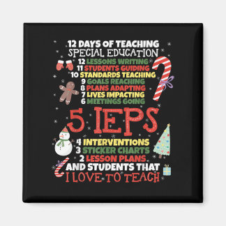 Aimant SPED School Teacher Funny Enseignant de l'enseigne