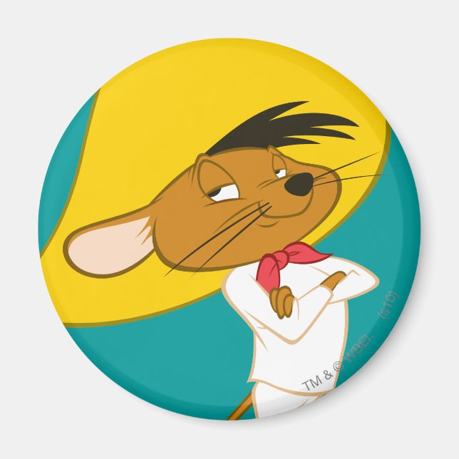 Aimant SPEEDY GONZALES™ Couleur de confiance (Devant)